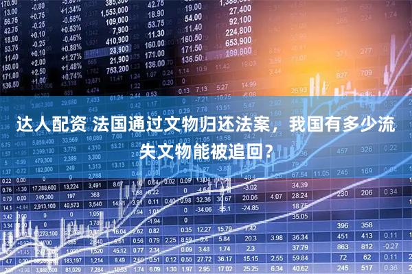 达人配资 法国通过文物归还法案，我国有多少流失文物能被追回？